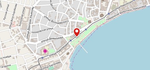 Первая городская столовая на карте