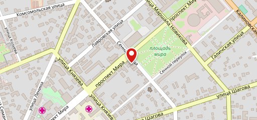 Первая пироговая на карте
