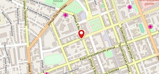Первое вегетарианское кафе на карте