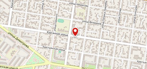 Первое танковое кафе "Ангар" на карте