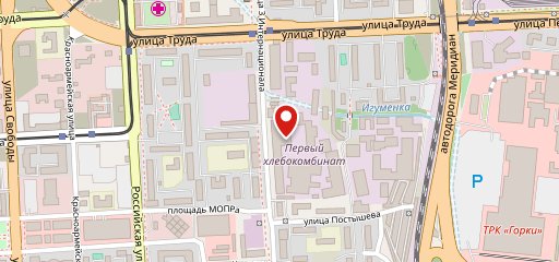 Первый хлебокомбинат на карте
