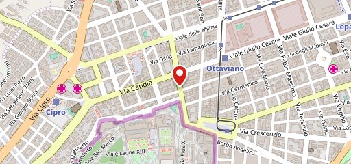 Pescaria - Roma на карте