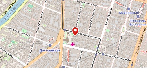 Петербургские чайные на карте