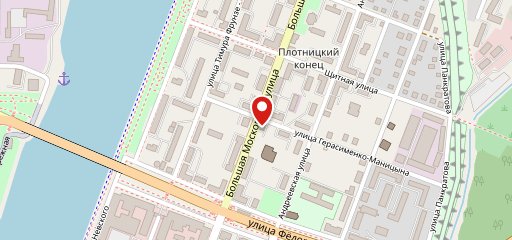 петра на Большой Московской на карте