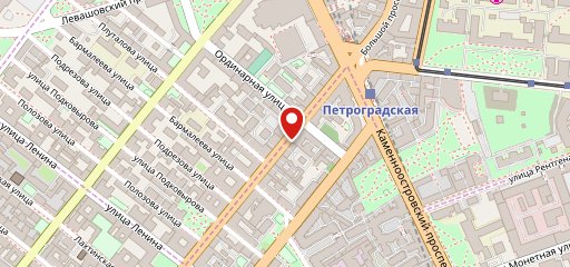 Петроградка на карте