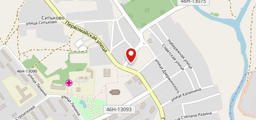 Петровский дворик на карте