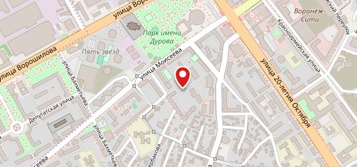 Петровские бани на карте