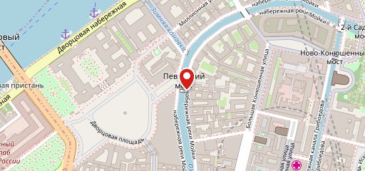 Певческий мост на карте