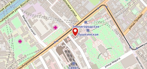 Клуб "Феникс" на карте