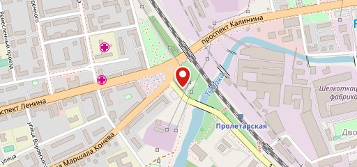 Пингвин на карте
