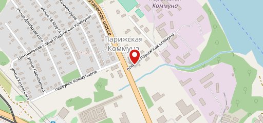 Пингвин на карте