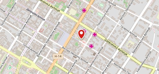 Пинта на карте