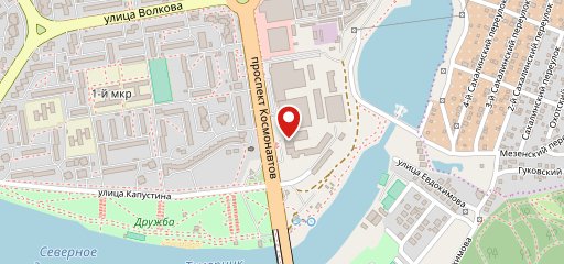 Пинта на карте