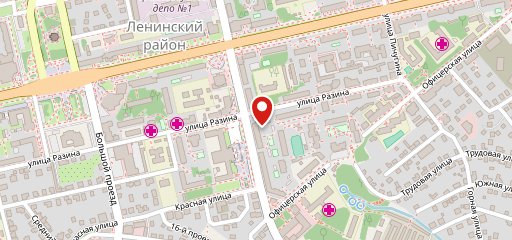 Пинта на карте