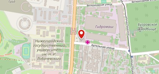 Магазин продуктов на карте