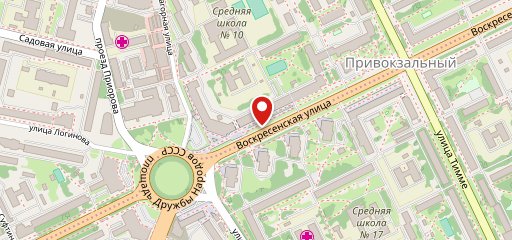 Пироговая на карте