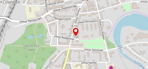 Пироговая на карте