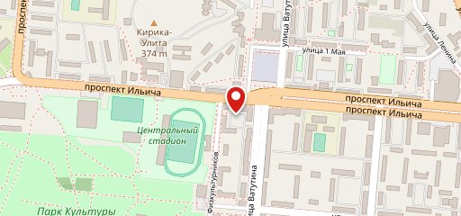 Пироговая на карте