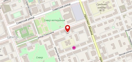 Пироговая на карте
