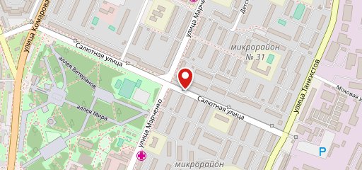 Горячее питание на карте