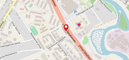 Пирожковский на карте
