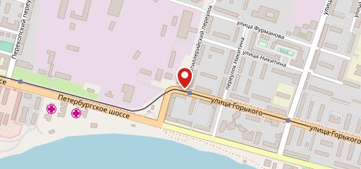 Пирожок и пицца на карте