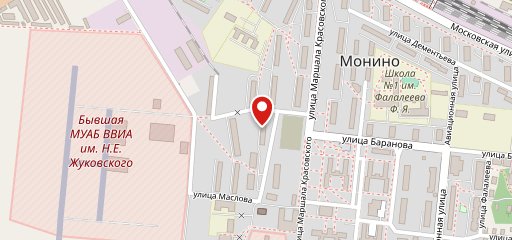Пицца на Маслова на карте