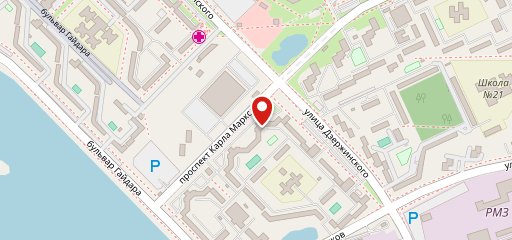 Пиццерия "Перчик" в ТРК "Фестиваль" на карте