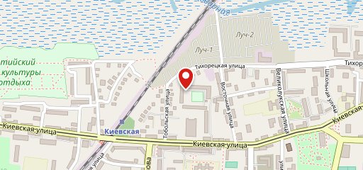 Прибрежный на карте