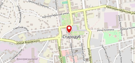 Пиццерия на карте