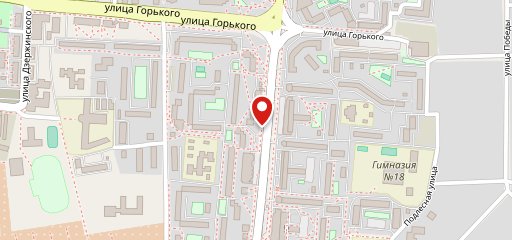 Рубин, Пиццерия на карте