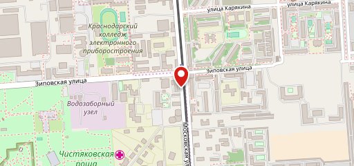 Питер, столовая на карте
