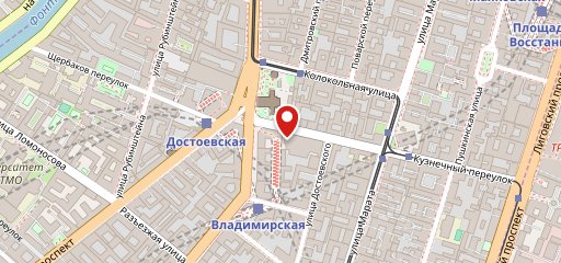 Питерская Шаверма и Бургеры Underground на карте