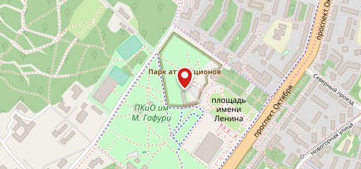 Бизон на карте