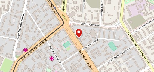 Пиццерия на карте