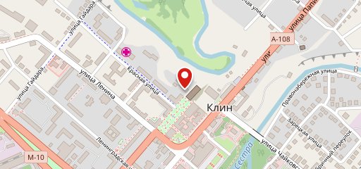 Пиццерия на карте