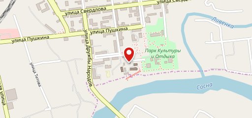 На площади на карте