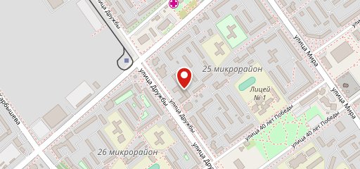 Пивбар на Дружбе на карте