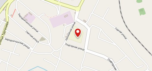 Пивной дворик на горке на карте