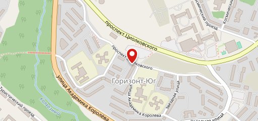 Пивной павильон на проспекте Циолковского на карте