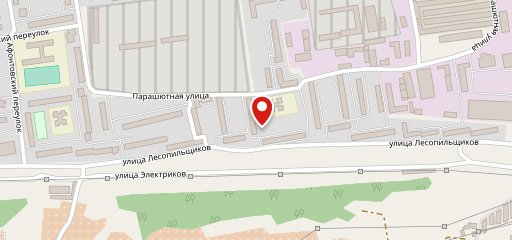 Пивной причал на Парашютной на карте