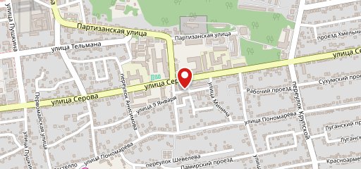 Пивоварня купца Алафузова на карте