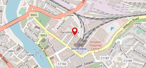 Pizza Hut Inverness на карте