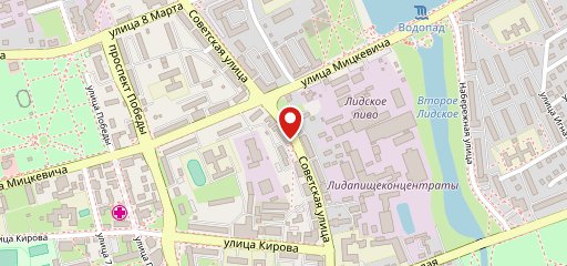 Кафе "Панда-Пицца" на карте