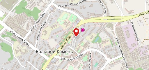 Пицца просто на карте