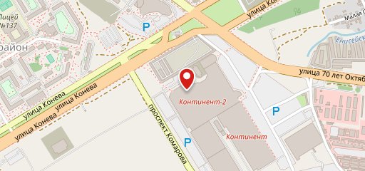 PIZZA-STREET, сеть пиццерий на карте