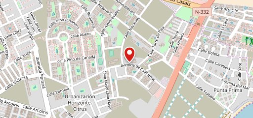 Pizzabaker Punta Prima на карте