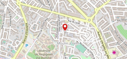 Pizza milano st Cyprien plage на карте