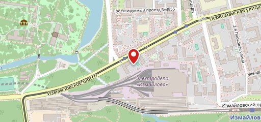 Пиццерия на Первомайской, 110 на карте