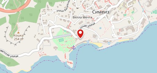 Пиццерия на карте